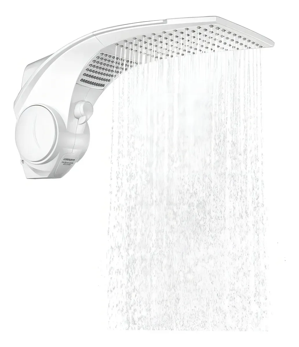 Imagem do presente Chuveiro Elétrico Parede Lorenzetti Duo Shower Quadra Multitemperaturas Branco